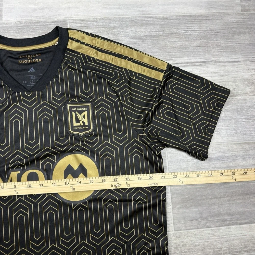 LAFC Adidas Black Gold Home Jersey 26/27 Size Large Slimfit JL6806 Soccer Futbol